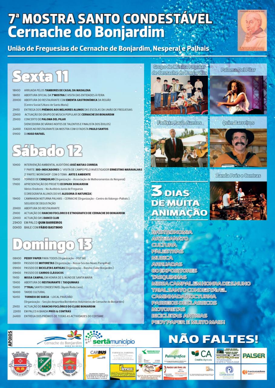 7 MOSTRA SANTO CONDESTAVEL