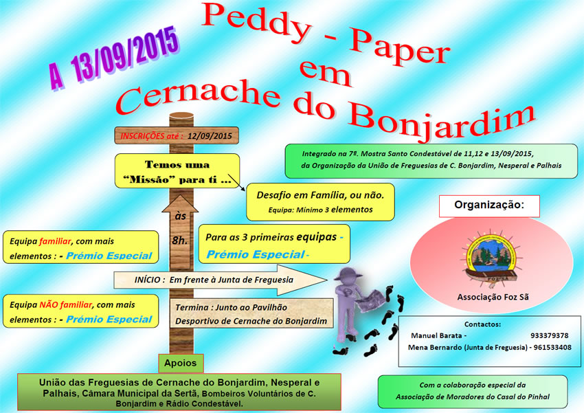 PEDDY - PAPER EM CERNACHE DO BONJARDIM