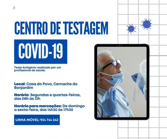 Centro de Testagem à COVID-19 em Cernache do Bonjardim