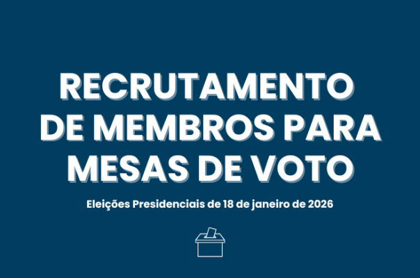 Recrutamento de Membros para Mesas de Voto 